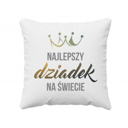 Najlepszy dziadek na świecie - poduszka z nadrukiem