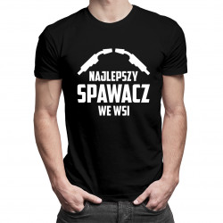 Najlepszy spawacz we wsi - męska koszulka z nadrukiem