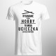 Rysowanie to nie hobby, to moja ucieczka od rzeczywistości - męska koszulka z nadrukiem