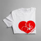 I Love It (my bike) - męska koszulka z nadrukiem