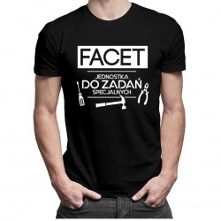 Facet jednostka do zadań specjalnych - męska koszulka z nadrukiem