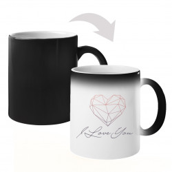 I love you - magiczny kubek z nadrukiem