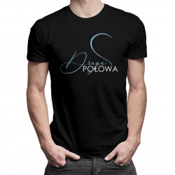 Druga połowa - męska koszulka z nadrukiem