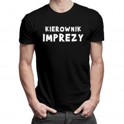 Kierownik imprezy - męska koszulka z nadrukiem