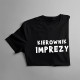 Kierownik imprezy - męska koszulka z nadrukiem