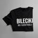 Bileciki do kontroli - męska koszulka z nadrukiem