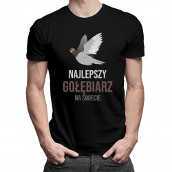 Najlepszy gołębiarz na świecie - męska koszulka z nadrukiem