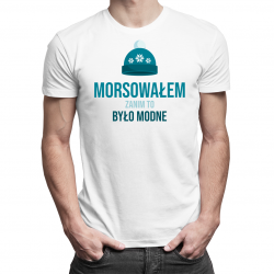 Morsowałem zanim to było modne - męska koszulka z nadrukiem