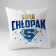 Super chłopak  - poduszka z nadrukiem
