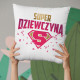 Super dziewczyna - poduszka z nadrukiem