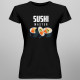 Sushi master - damska koszulka z nadrukiem