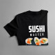 Sushi master - damska koszulka z nadrukiem