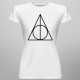 Deathly Hallows - damska koszulka z nadrukiem