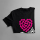 Bicycle – heartbeat chain - damska lub męska koszulka z nadrukiem