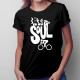 Bike is my soul - damska koszulka z nadrukiem