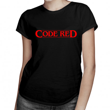 Code red - damska koszulka z nadrukiem