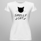 Smelly cat - damska koszulka z nadrukiem
