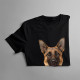 Shepard dog - męska lub damska koszulka z nadrukiem