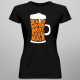 I'm never drinking again - damska koszulka z nadrukiem