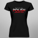 Official polish drinking team - damska koszulka z nadrukiem