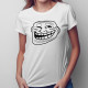 Troll face - damska lub męska koszulka z nadrukiem