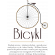 Bicykl - męska koszulka z nadrukiem