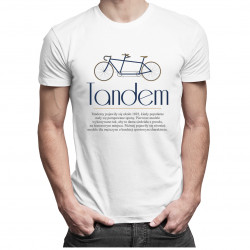Tandem - męska koszulka z nadrukiem