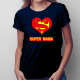 Super mama v2 - damska koszulka z nadrukiem