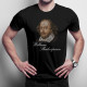 William Shakespeare - męska koszulka z nadrukiem