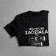 Jeśli nic nie zadziała to: ctrl + alt + delete - damska koszulka z nadrukiem