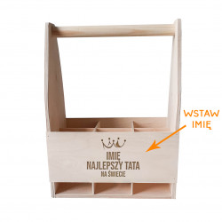Najlepszy tata na świecie - personalizowane nosidło z grawerem