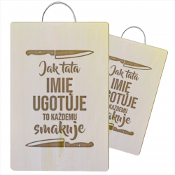 Produkty drewniane - różne wzory - prezent na dzień ojca