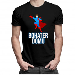 Bohater domu - męska koszulka z nadrukiem