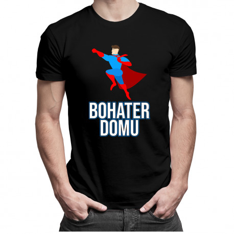 Bohater domu - męska koszulka z nadrukiem