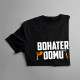 Bohater domu v2 - męska koszulka z nadrukiem