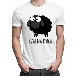 Czarna owca - męska koszulka z nadrukiem
