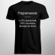 Programowanie - męska koszulka z nadrukiem