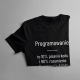 Programowanie - męska koszulka z nadrukiem