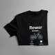 Rower dzwoni - muszę iść - męska koszulka z nadrukiem