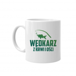 Wędkarz z krwi i ości - kubek z nadrukiem