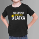Ale gratka! Mam już trzy latka - koszulka dziecięca z nadrukiem