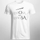 LeviOsa nie LevioSA - męska koszulka z nadrukiem