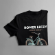 Rower leczy różne rzeczy - męska koszulka z nadrukiem