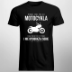 Wyobraź sobie życie bez motocykla - męska koszulka z nadrukiem