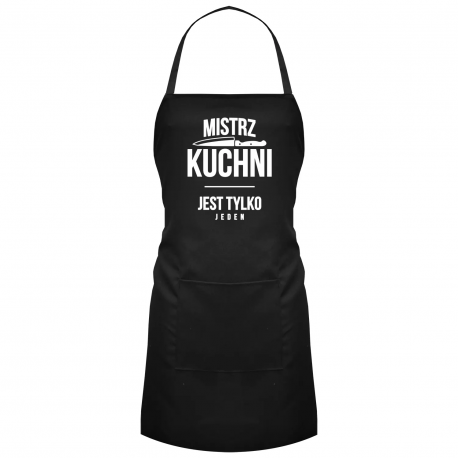 Mistrz kuchni jest tylko jeden - fartuch z nadrukiem