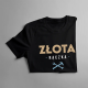Złota rączka - męska koszulka z nadrukiem