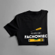 Prawdziwy fachowiec - męska koszulka z nadrukiem