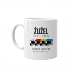 Żużel to nie hobby (wersja 2) - kubek z nadrukiem