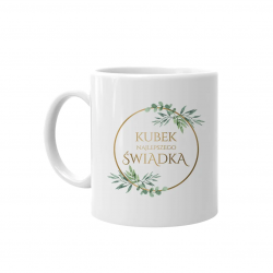 Kubek najlepszego świadka - kubek z nadrukiem