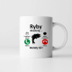 Ryby dzwonią, muszę iść - kubek z nadrukiem